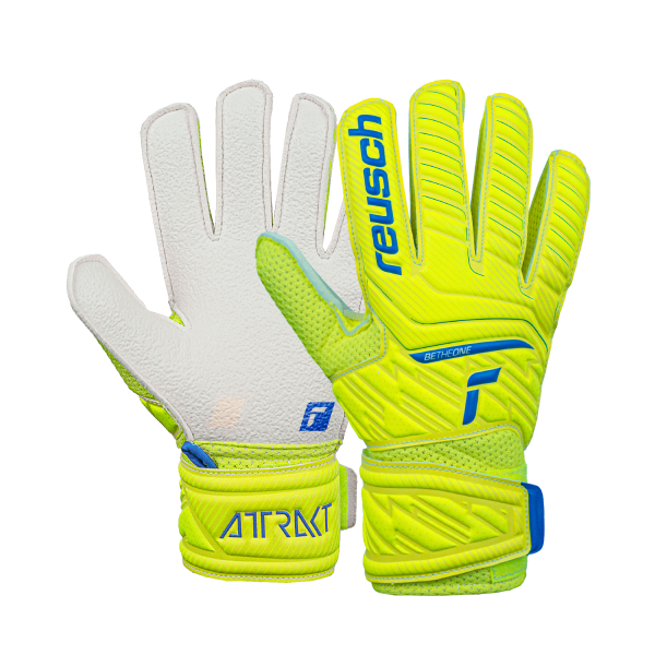 Reusch Attrakt Resist Junior 5272615 2001 weiss blau gelb 1